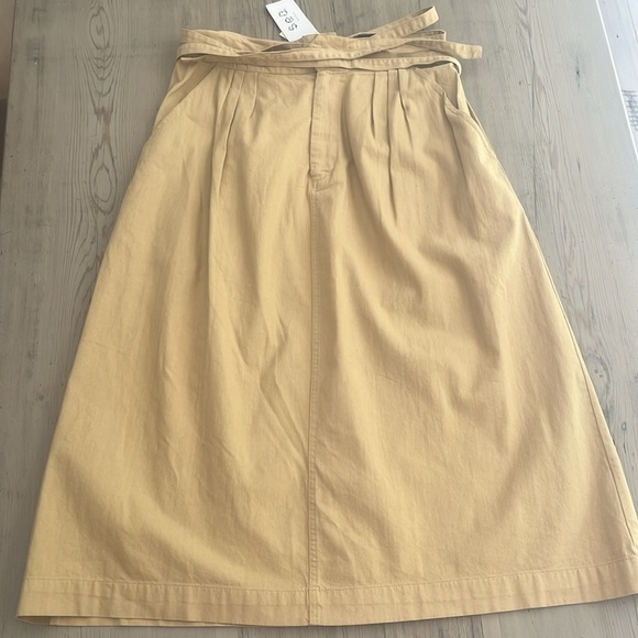 Sea NY Therese Twill Skirt in sand size 8 - Picture 9 of 9